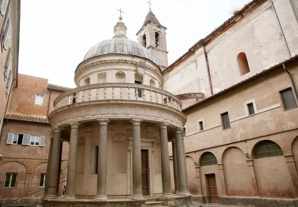 罗马蒙托里奥圣彼得修道院的坦比哀多小教堂（Tempietto），布拉曼特设计