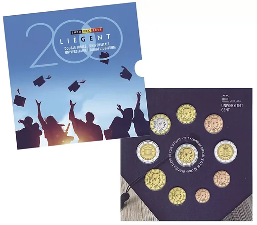 set A · 2017 · 根特大学和列日大学建校200周年 · 发行量 20,000