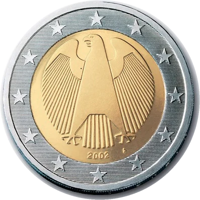 1、2 欧元 联邦之鹰(Bundeswappen Deutschlands)