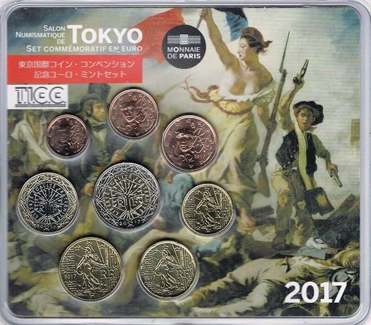 set B · 2017.7 · 东京国际钱币博览会 · 发行量 500
