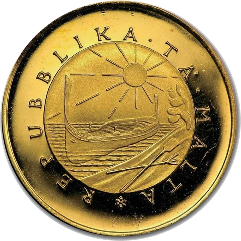马耳他早期国徽样式:1975–1988