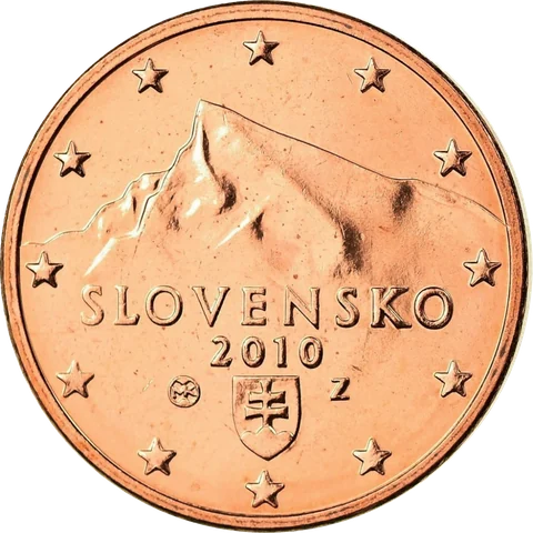 1、2、5 欧分 克里万峰（Kriváň）